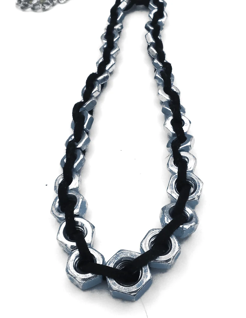 Woven Bolts Necklace